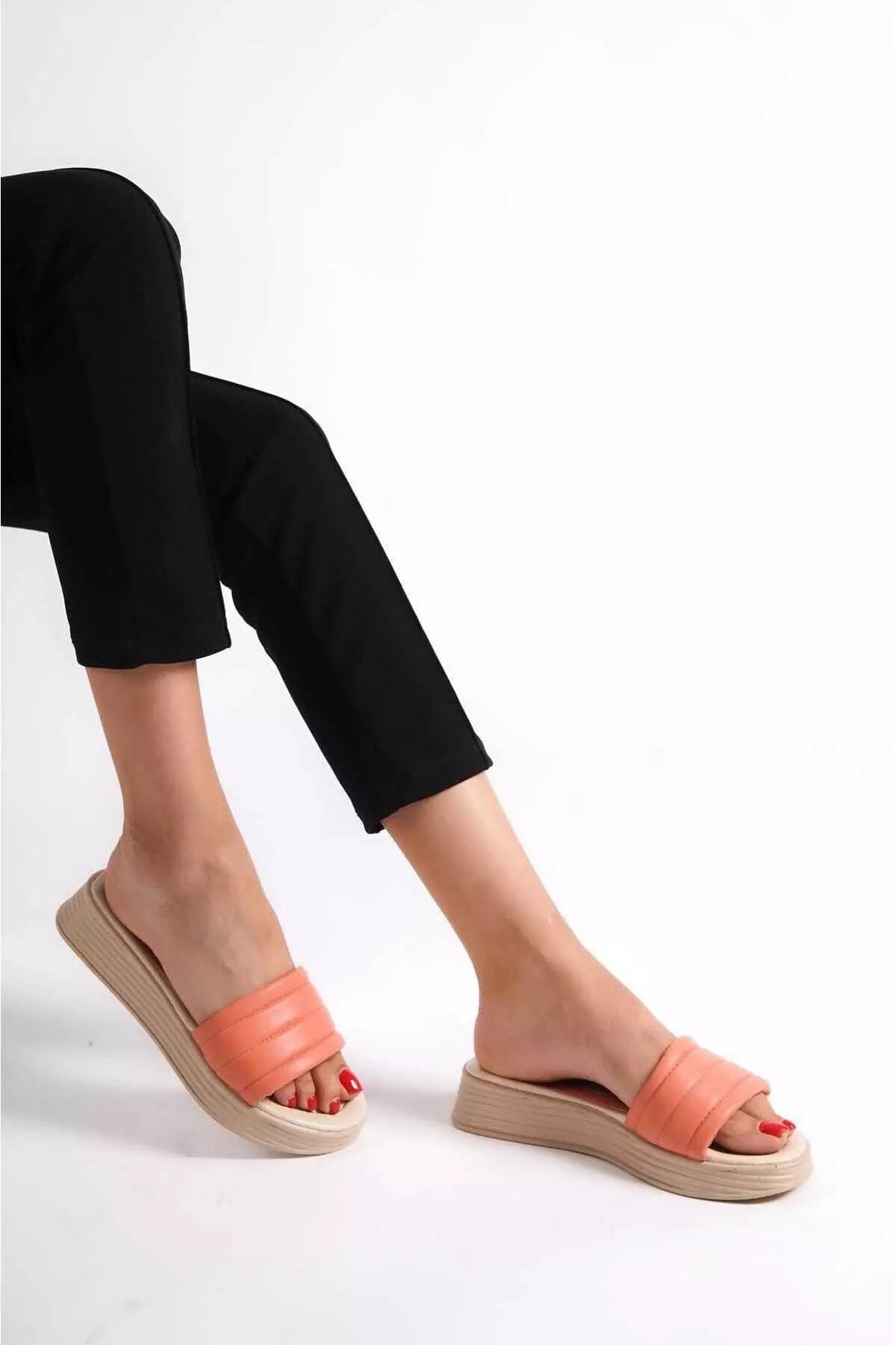 Women's Pink Soft Sole Slippers WSB0512