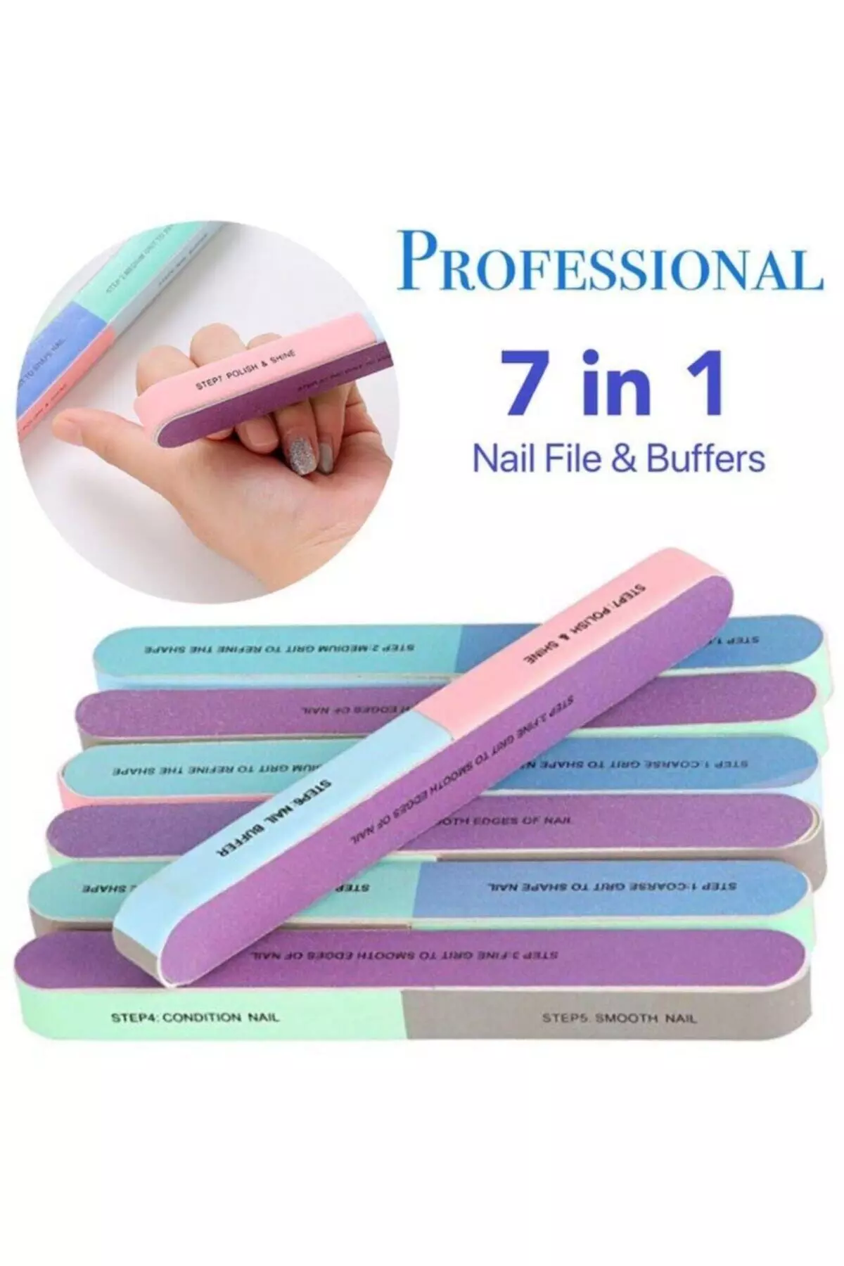 7 Sided Nail File 548