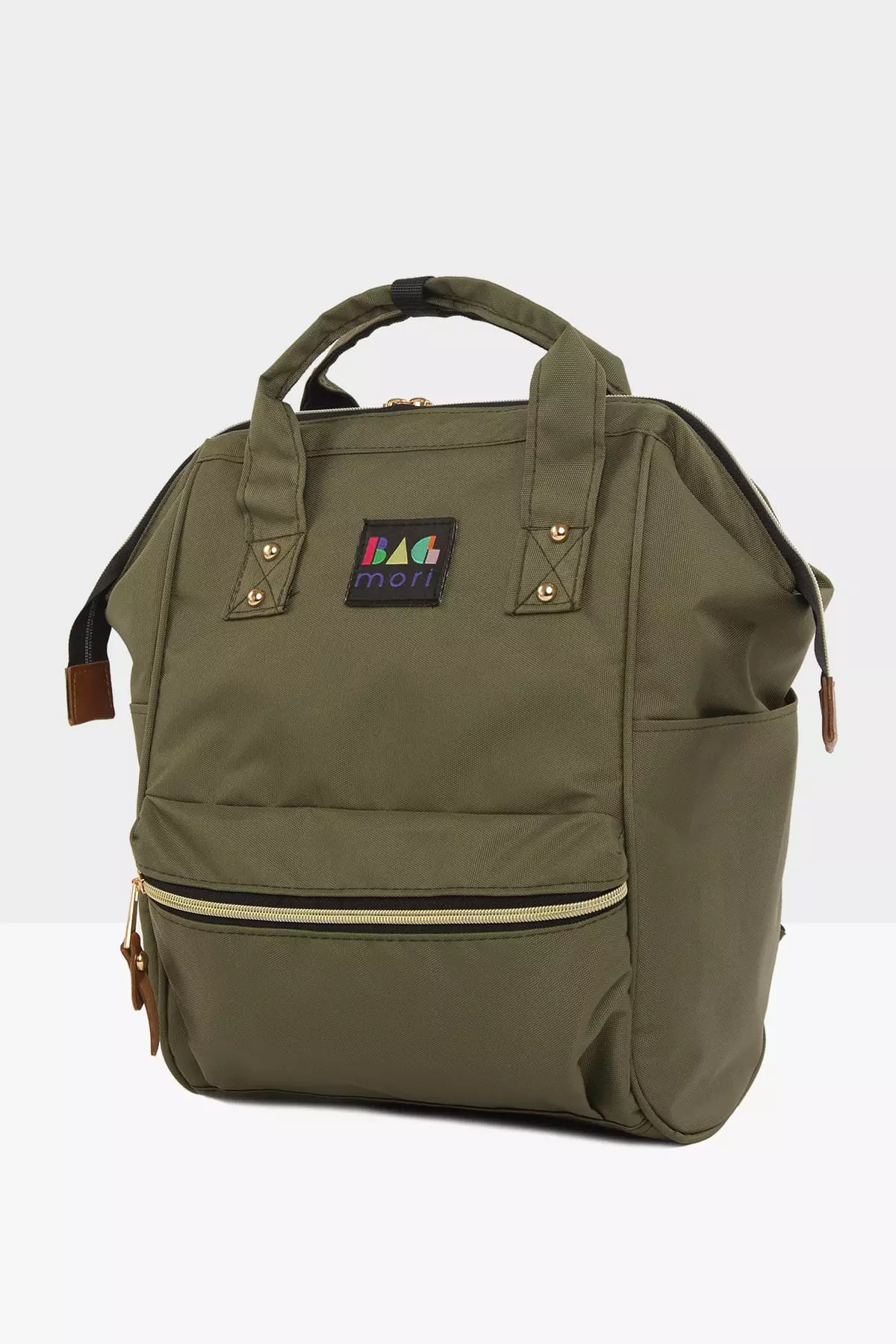 Haki Unisex Metal Frame Backpack
