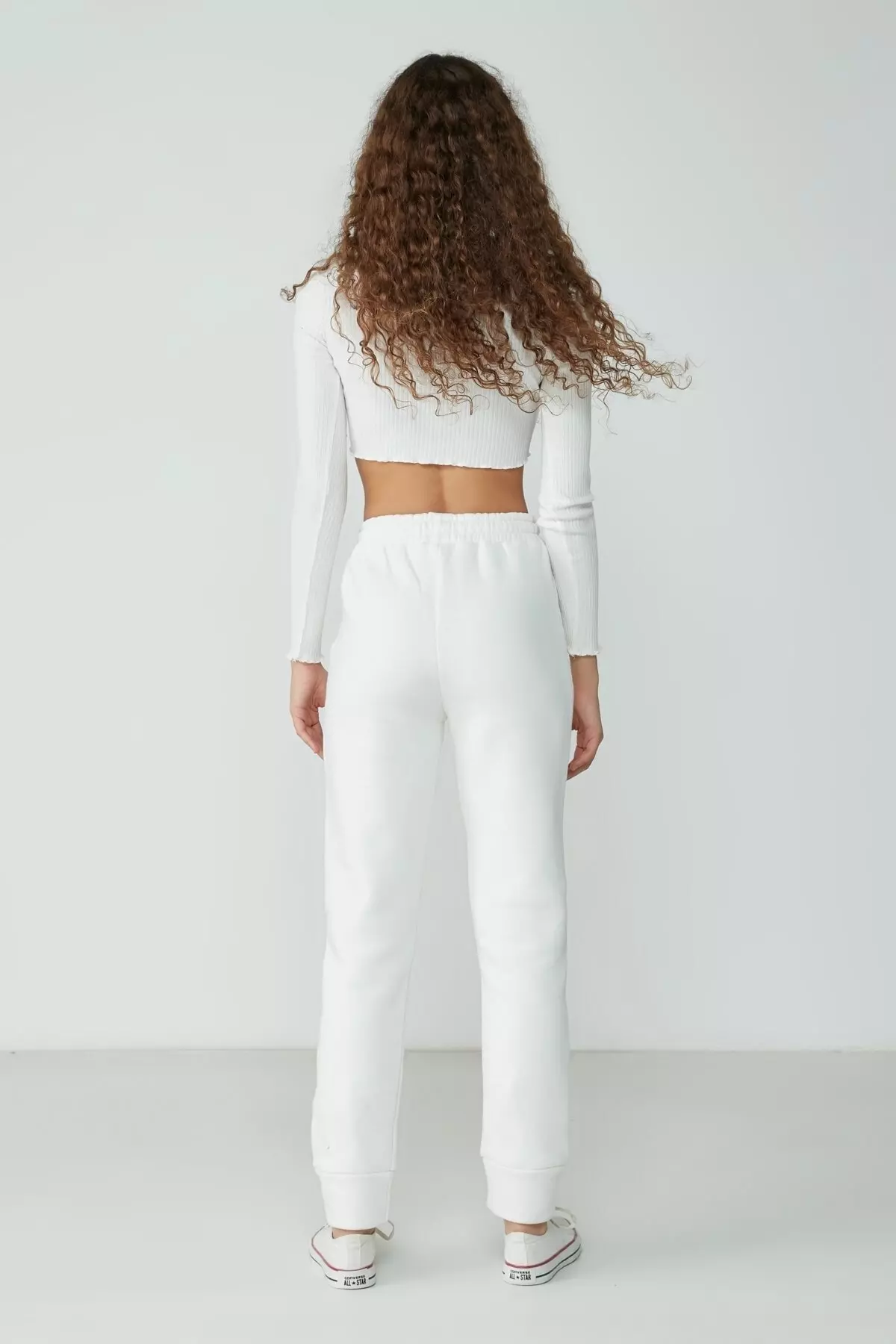 Cuffed Sweatpants Bottom 903 Ecru