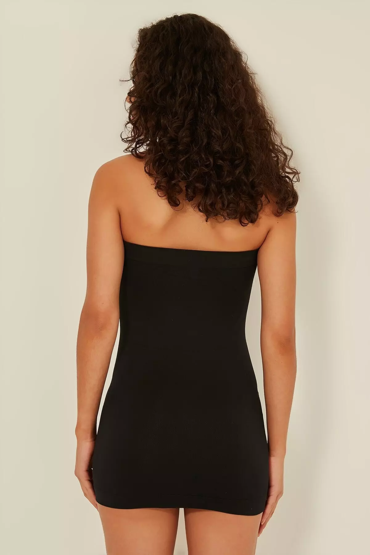 C15003 Seamless Strapless Tank Top Corset Black