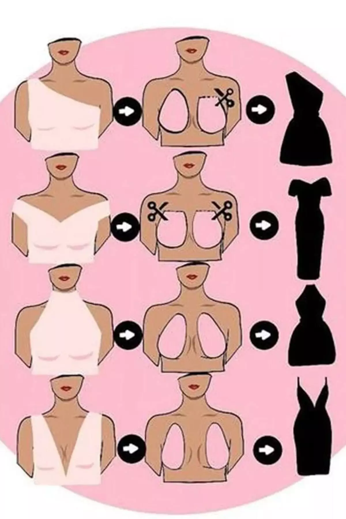 Black Chest Enhancer Breast Nipple Concealer Push Up Silicone Bra
