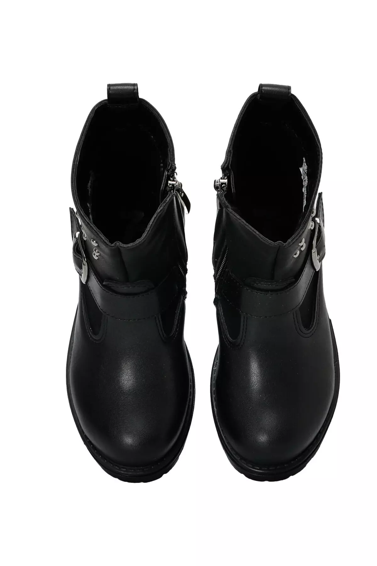 3PR Black Girl Child Biker Boot