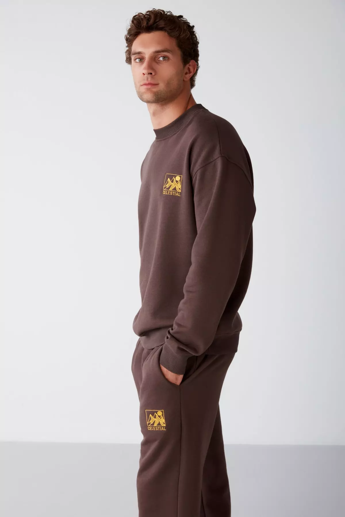 Benji Relaxed Regular Brown 2-piece Tracksuit
