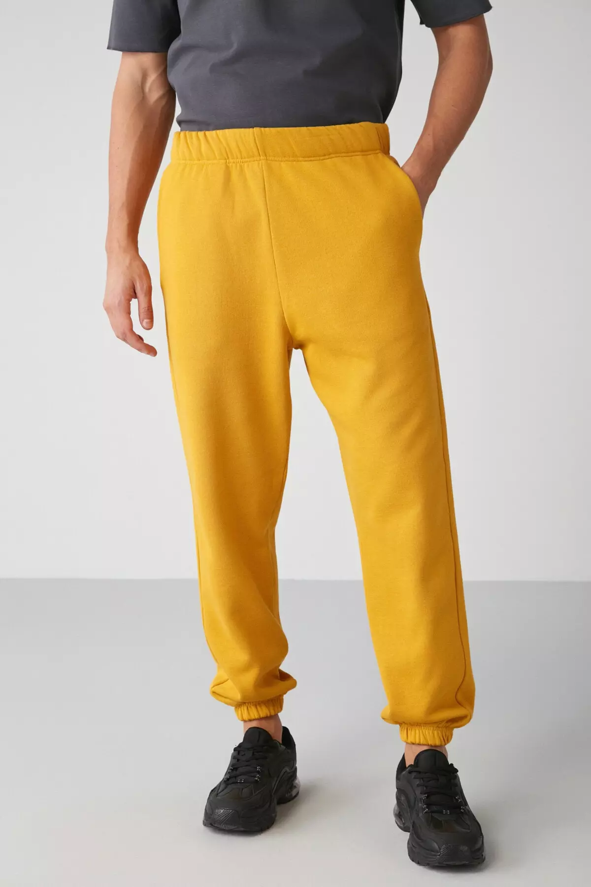 Inside Relaxed Regular Saffron Yellow Sweatpants