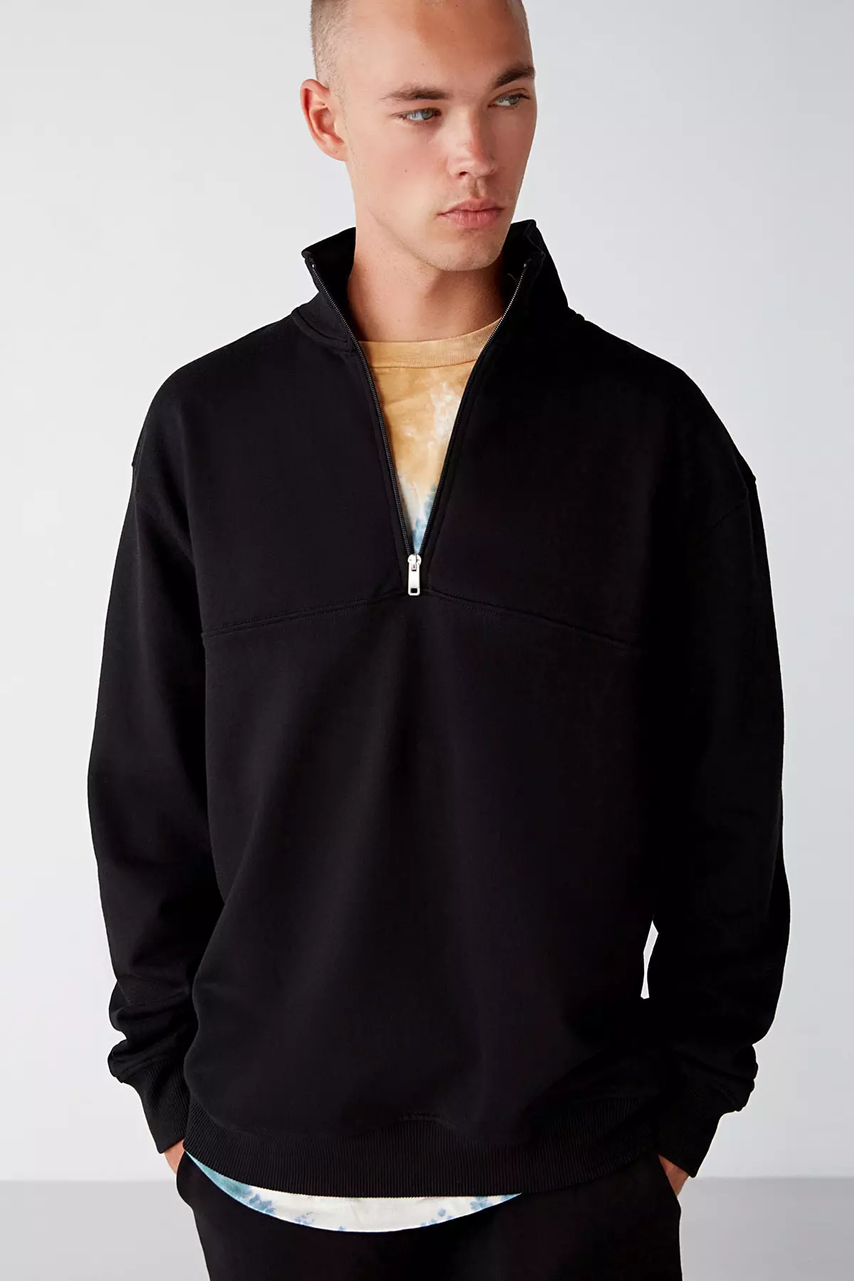 Frame Relaxed Regular Black Sweatshirt