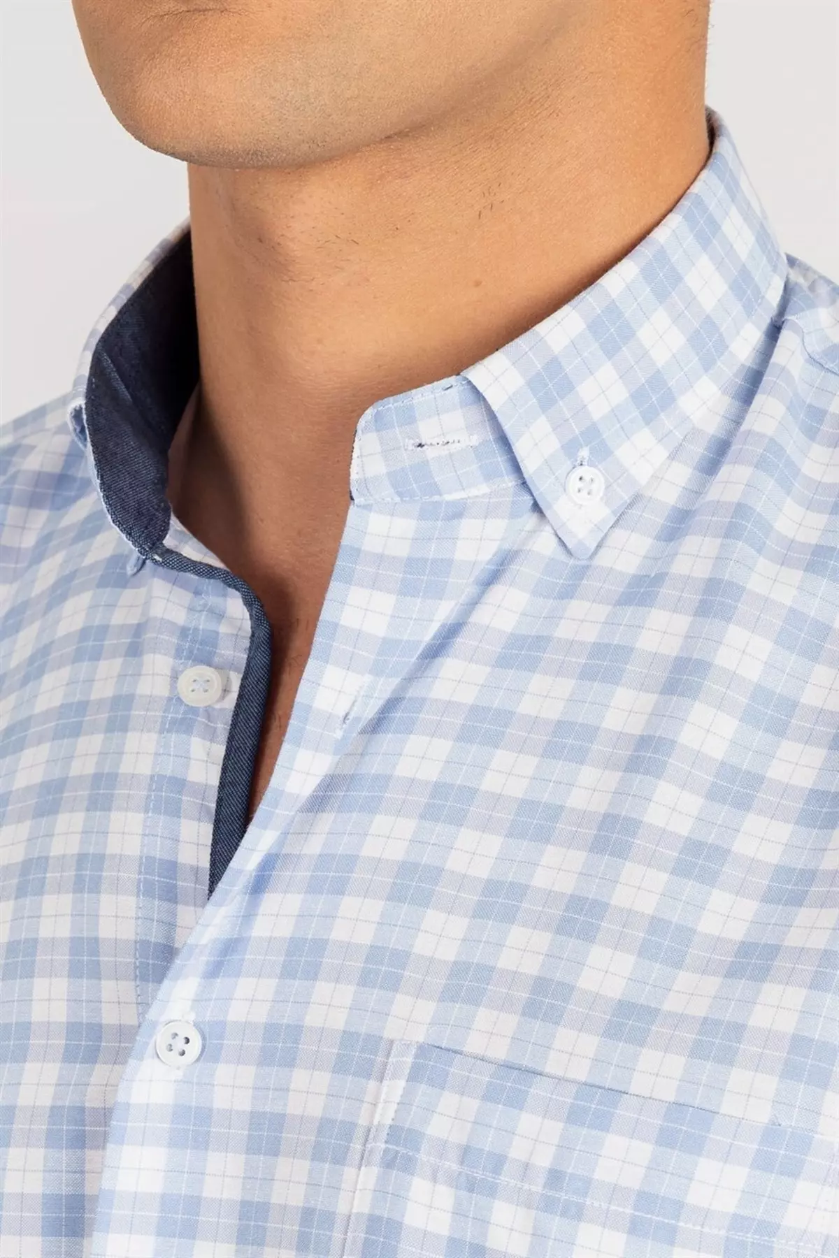 Classic Fit Comfortable Cut Checkered Men's Shirt
