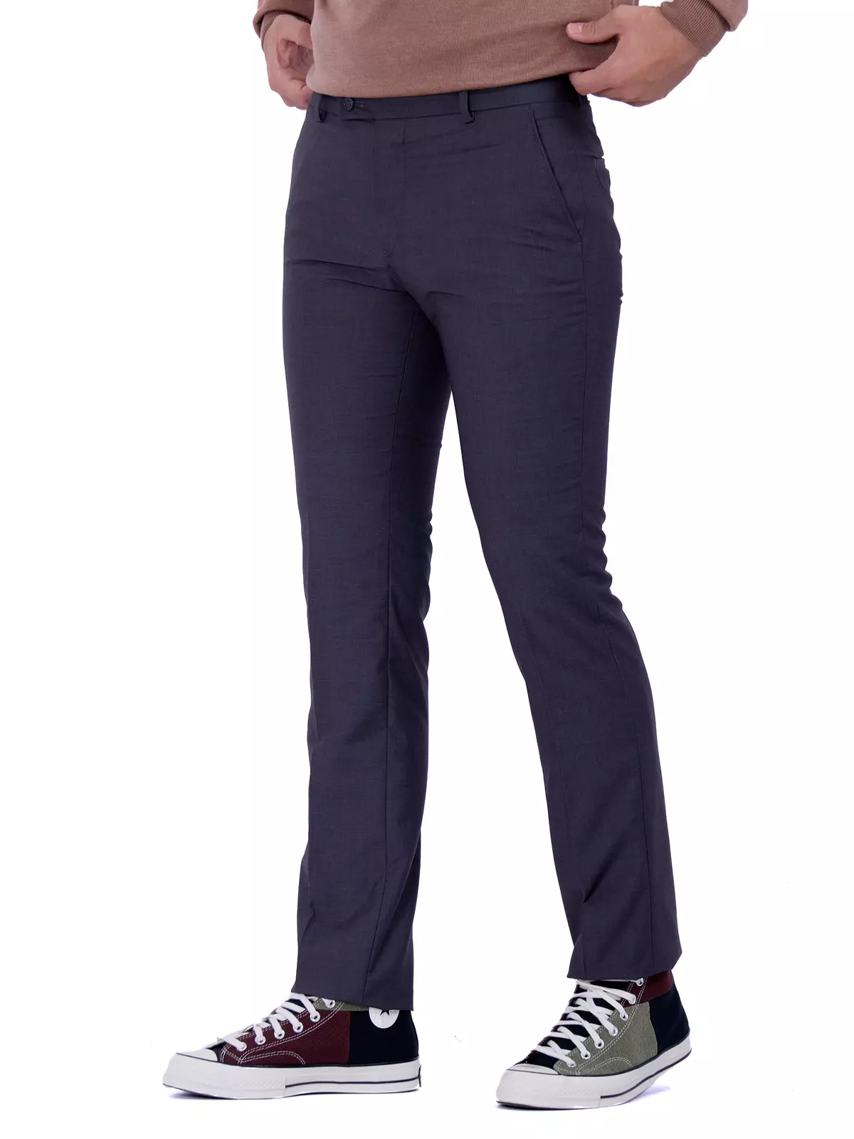 Men's Cotton Trousers Gray 44112