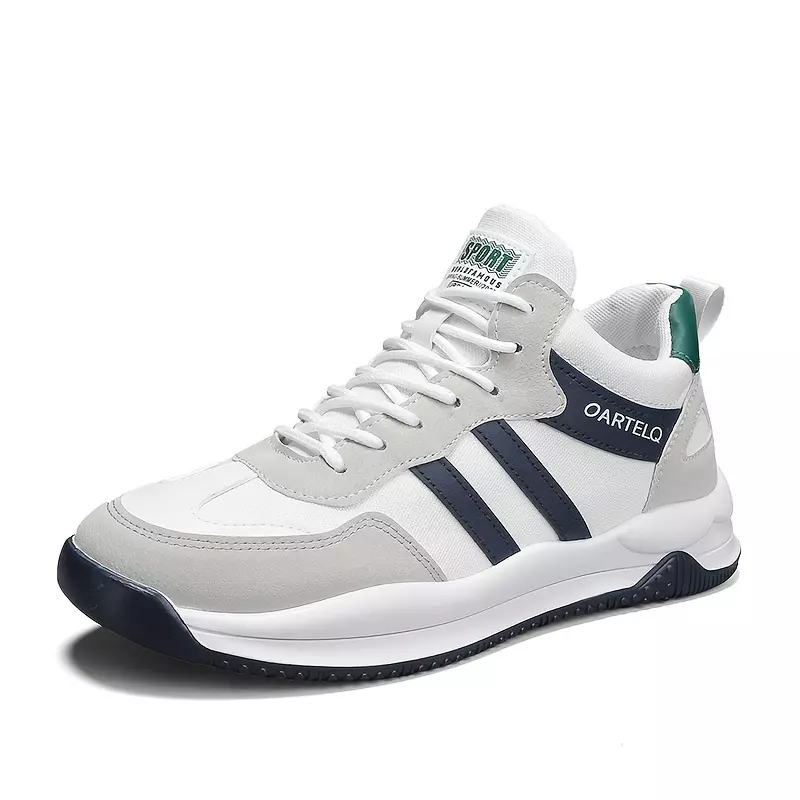 Men's Wear-resistant Sneakers - Athletic Shoes - Breathable Lace-ups-Green