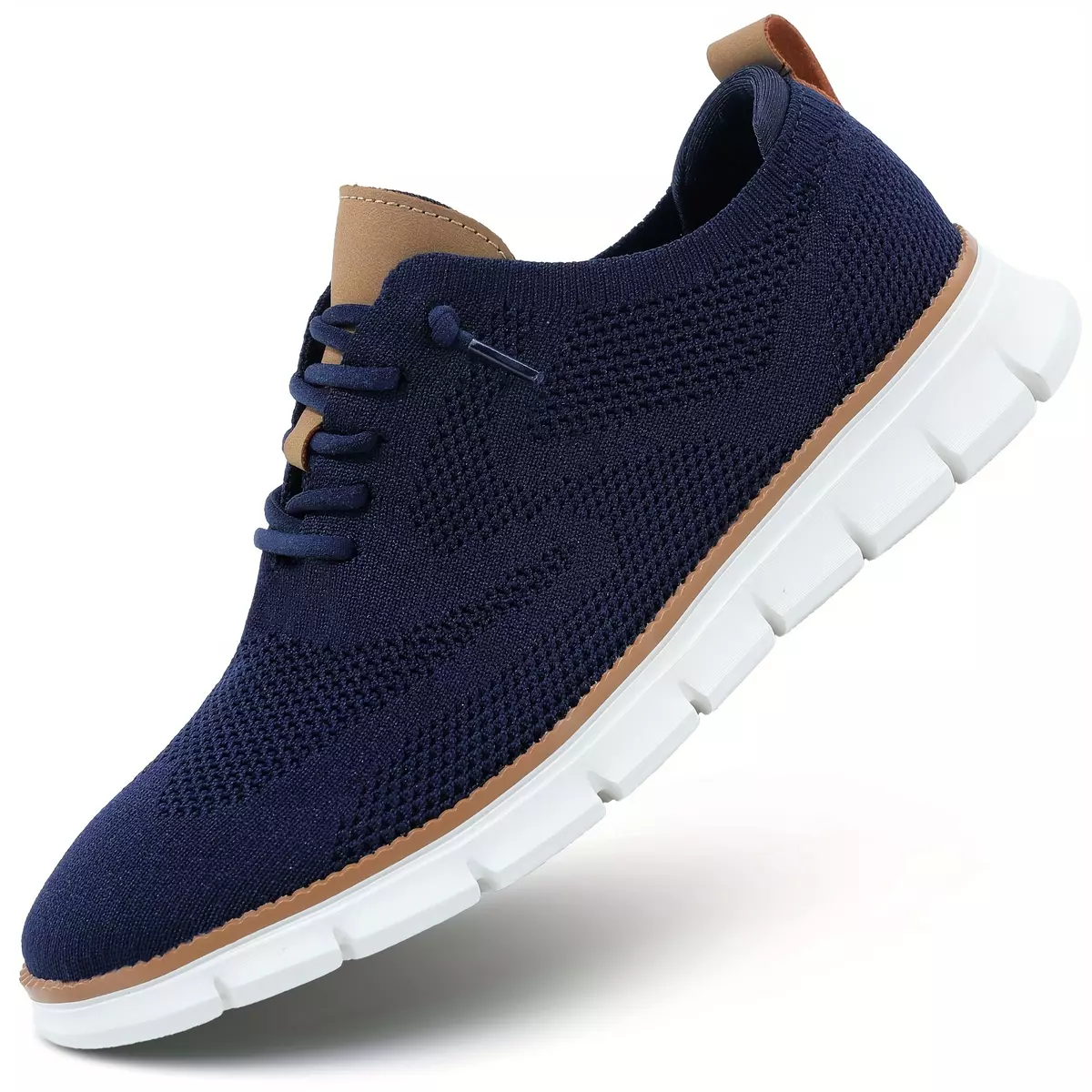 Lightweight and Breathable Men's Athletic Sneakers with Lace-up Design-K1868 Gray