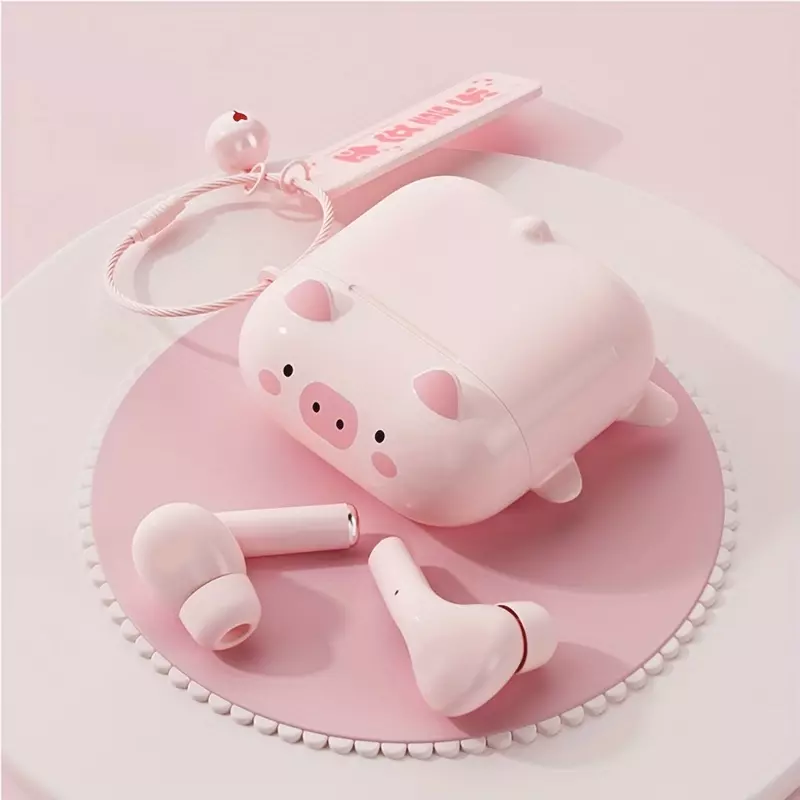 K1 Cute And Trendy 5.3 Version Wireless Earphones/tws/gifts/HiFi High-definition Stereo Sound Quality/long Battery Life/gifts/students-Pink