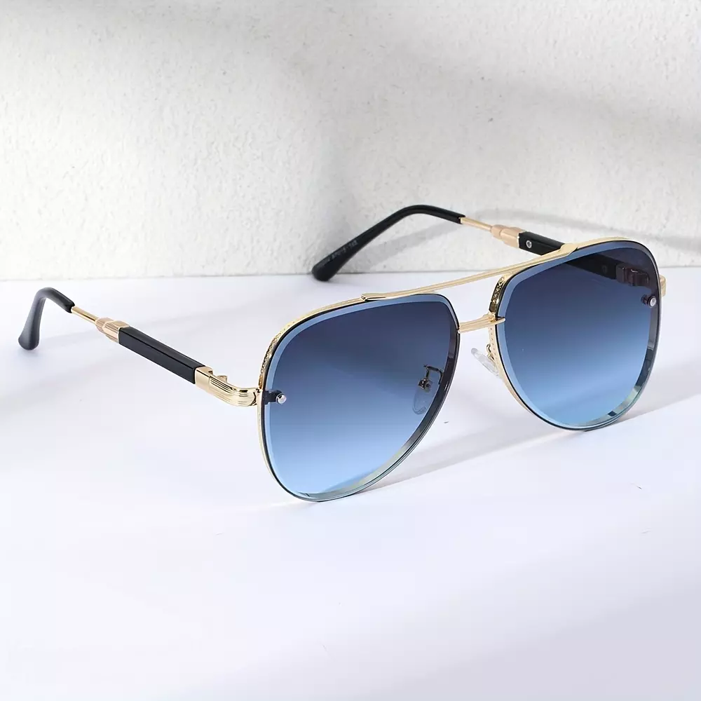 Classic Aviator Fashion GlassesWith Gradient Color Lens For Men & Women-Gradient Gray