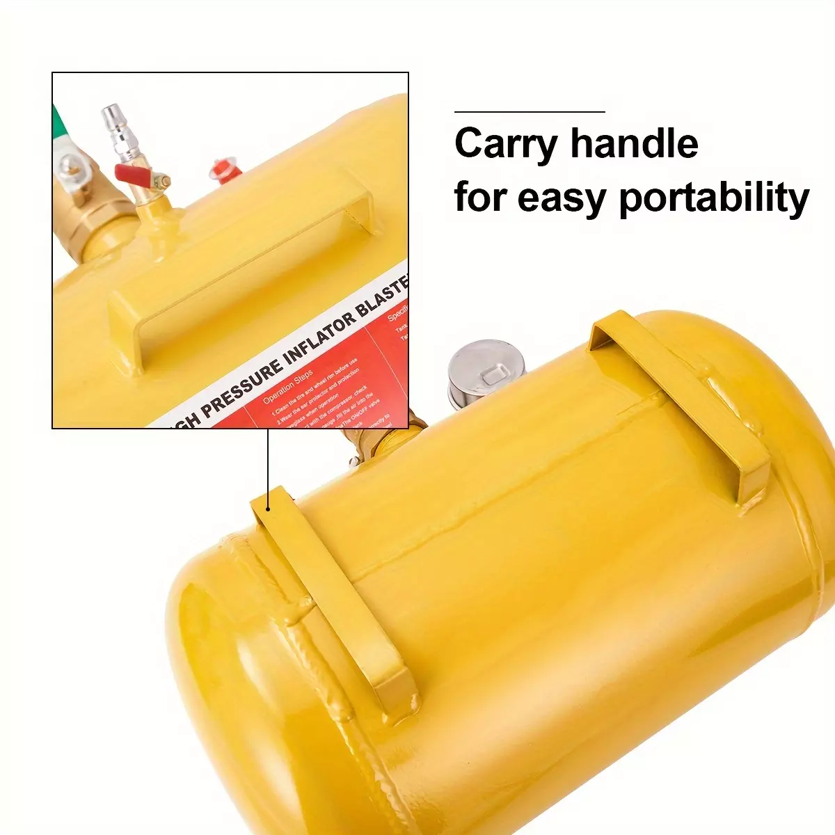 New 5 Gallon Air Tire Bead Seater Blaster Tool Seating Inflator Truck ATV 145PSI