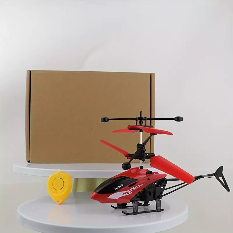 Toy Remote Control Aircraft, Suspension Aircraft, Induction Gesture Remote Control Helicopter-Blue