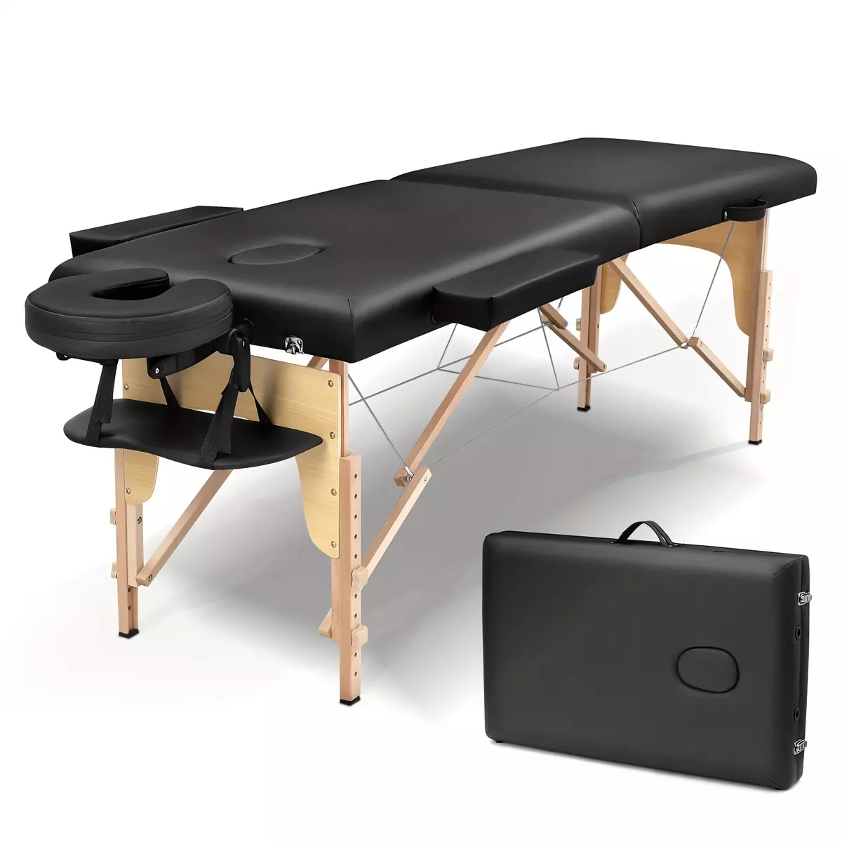 Massage Table Portable Lash Bed - A Folding Spa Bed for Physical Therapy - Esthetician Tattoo Bed