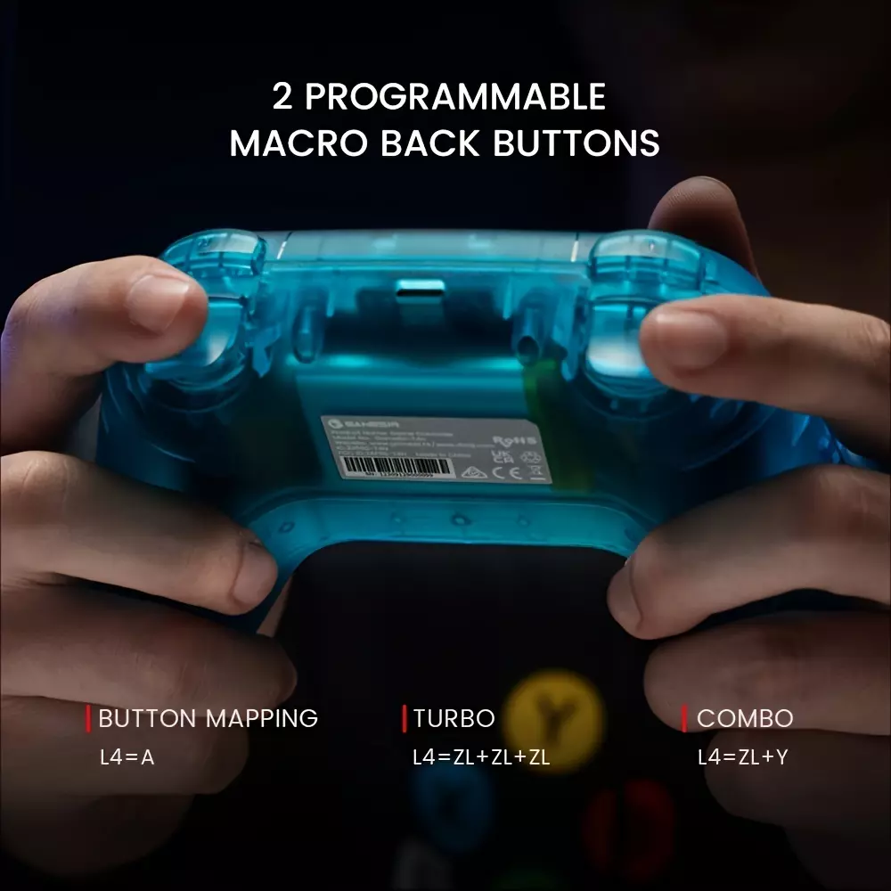 GameSir Nova 2.4g Wireless Controller for Windows PC, iPhone, Android, Switch & Steam Deck, Wirelesss Controller Gamepad with Hall Effect Trigger, Turbo, Rumble Vibration-Green