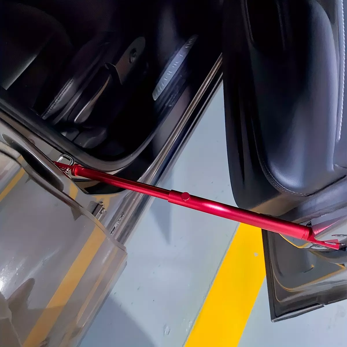 Auto Styling & Cleaning Made Easy: Car Door Tool Luggage Door Support Rod-Red