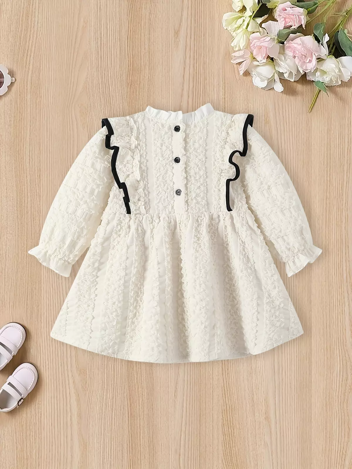 Baby Girls White Princess Casual Dress