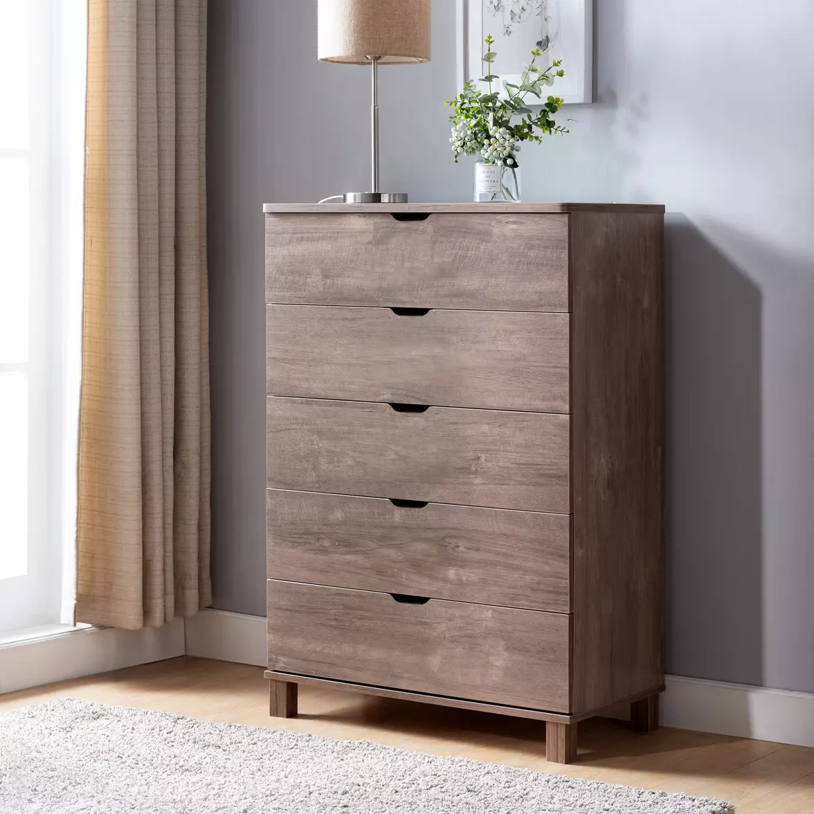 Drawer Storage Cabinet - Hazelnut Color