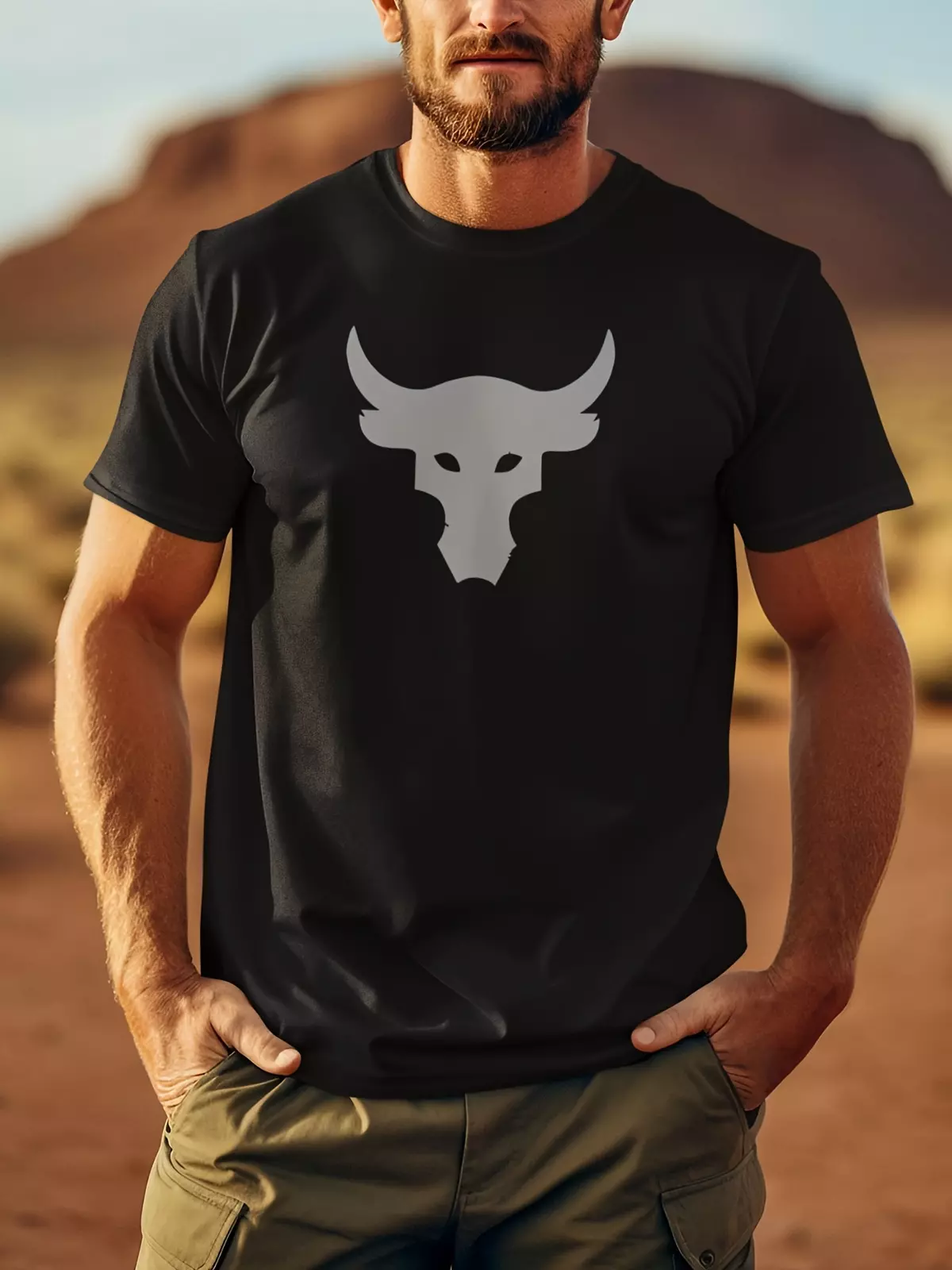 Casual Fashion T-shirt For Men Graphic Print Short Sleeve Tees  Tops, Men's Clothing-Black