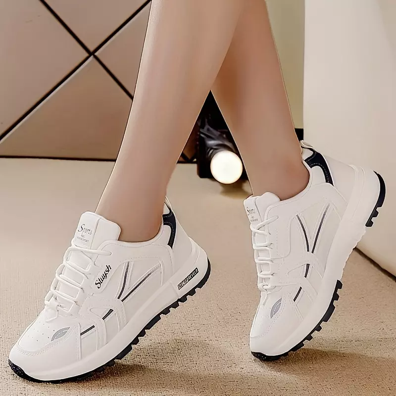 Chic Everyday Sneakers for Women - Breathable Comfort, Versatile Lace-Up Design, Ideal for Active Lifestyle & Casual Wear-Blue