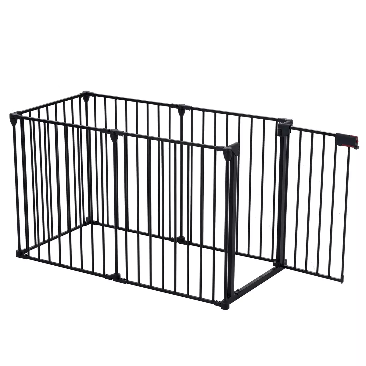 Adjustable safety fence, 6-panel fence, partition fence suitable for living room/bedroom/courtyard/kitchen
