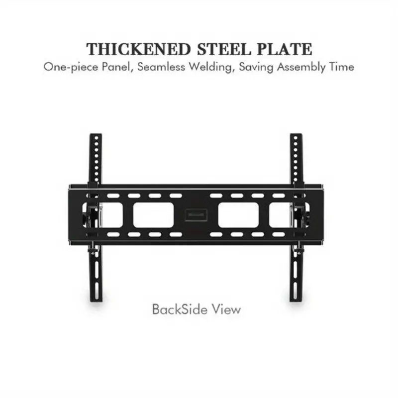 32-70" TV Rack Load-bearing 110.23LB/ Max VESA400*600/ Downward 10° With Horizontal Bubble
