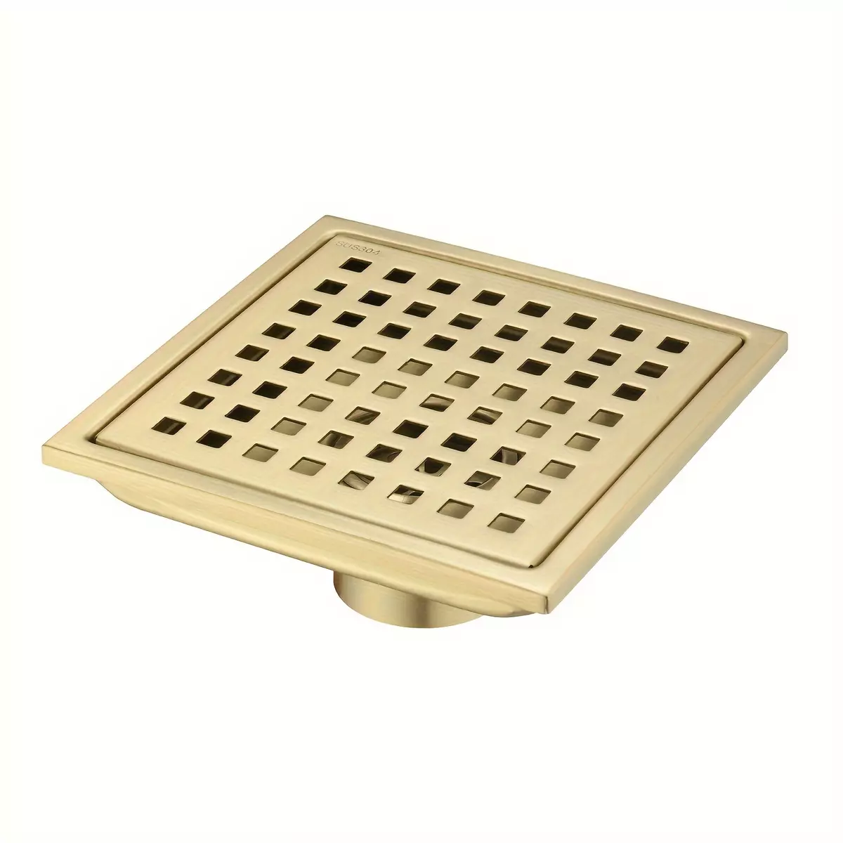 6-inch square shower floor drain can be used in bathrooms, kitchens, swimming pools, balconies, garages, basements and bathrooms