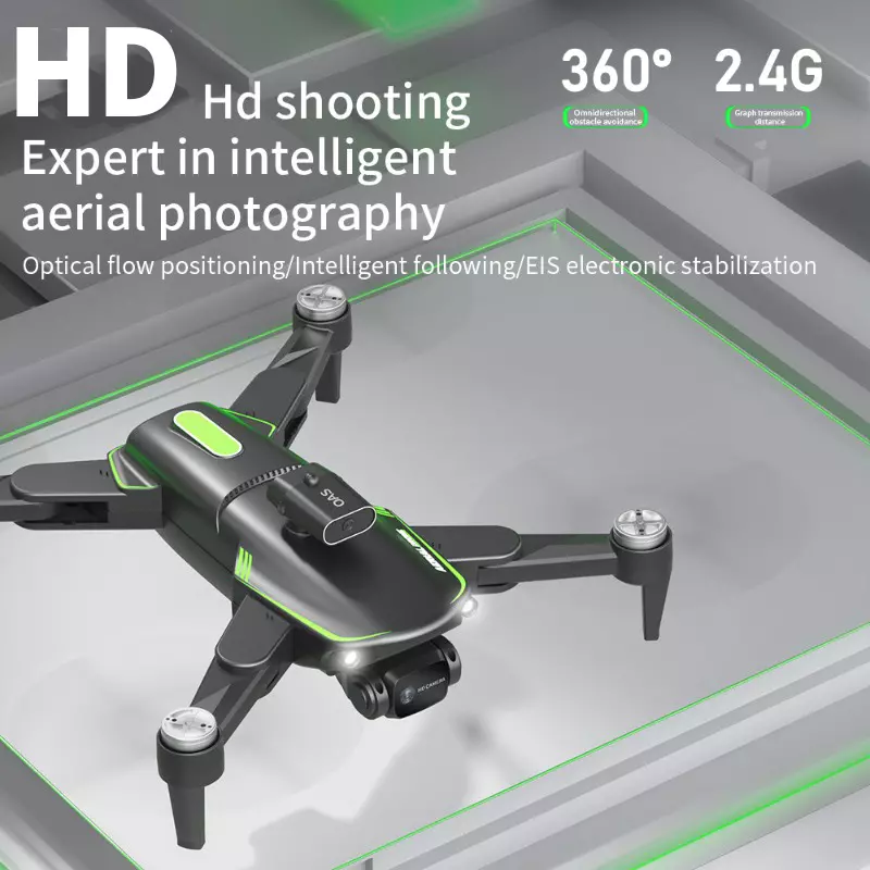 F166 Professional Drone With HD Dual Camera, Four-Sided Obstacle Avoidance, Remote Control Drone, Folding Quadcopter Toy