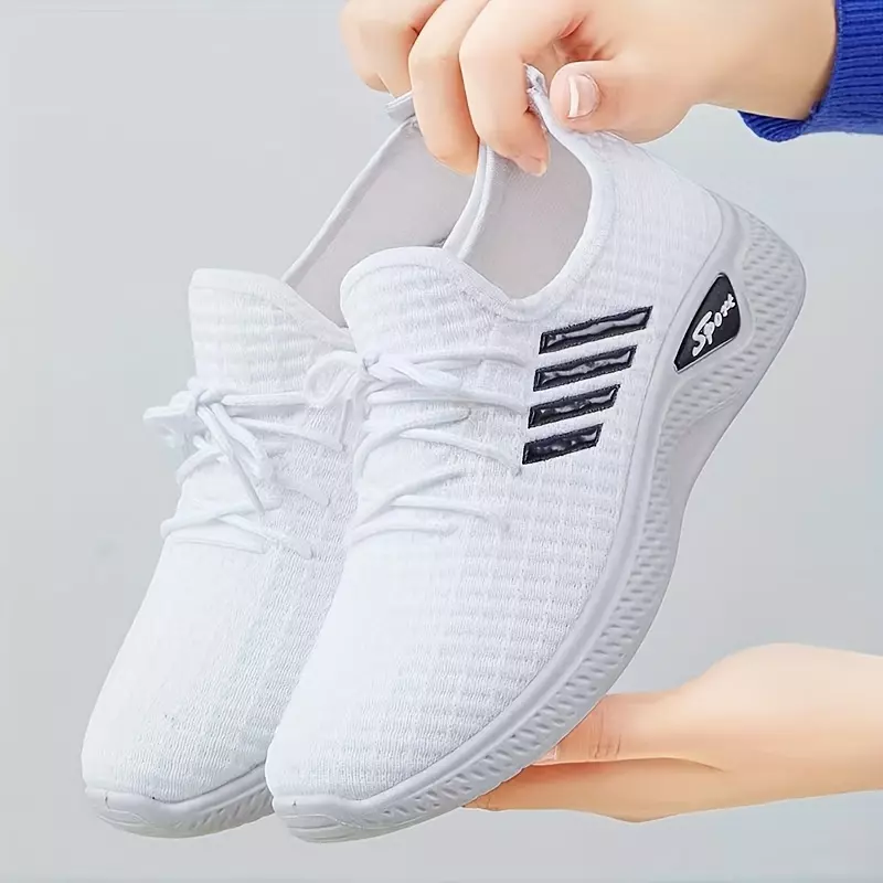 Sleek All-Season Women's Low Top Sneakers – Lightweight, Breathable Fabric, Slip-on Design, Versatile & Durable-Red