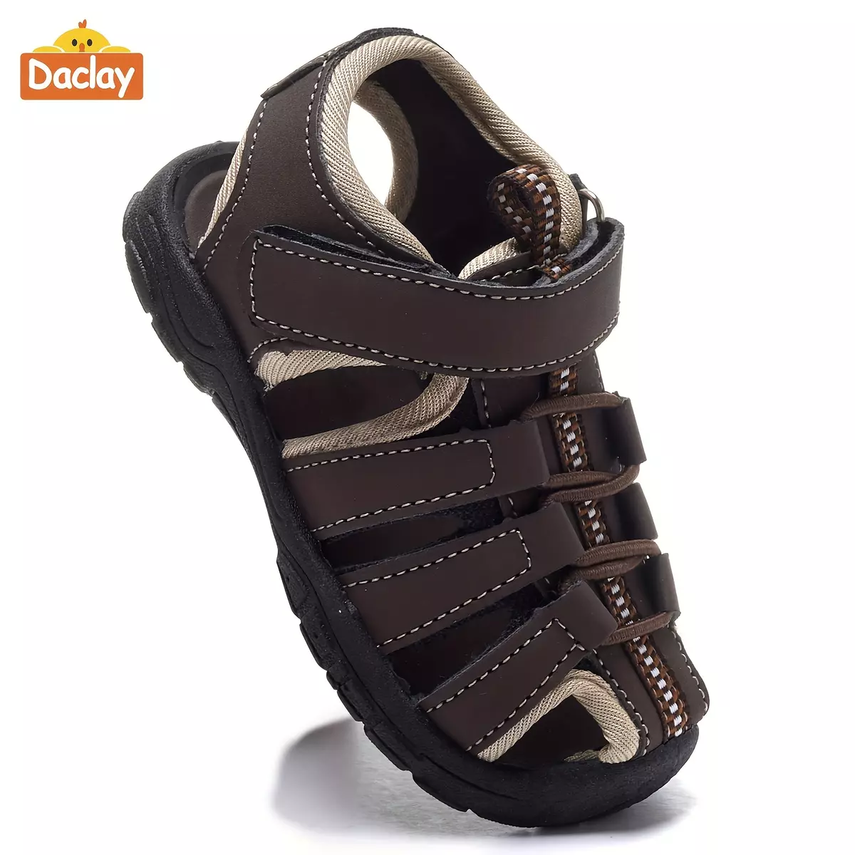 Daclay Boys Stylish Sandals - Breathable, Lightweight Design - Versatile Outdoor Footwear for Spring to Autumn