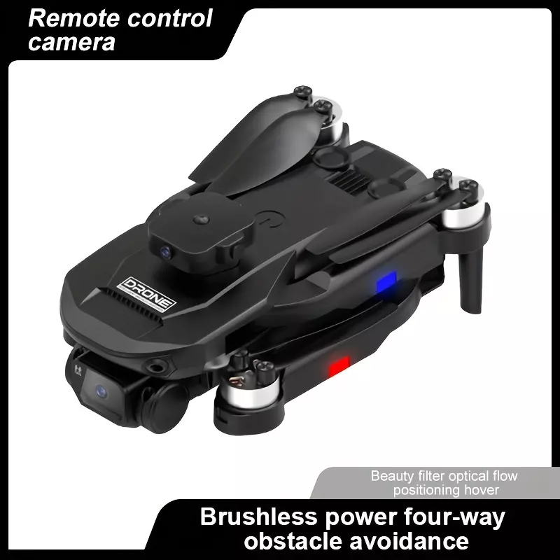 Brushless Motor New Remote Control Drone, Equipped With ESC Camera, 360° IR Obstacle Avoidance Hover, RC Foldable Drone