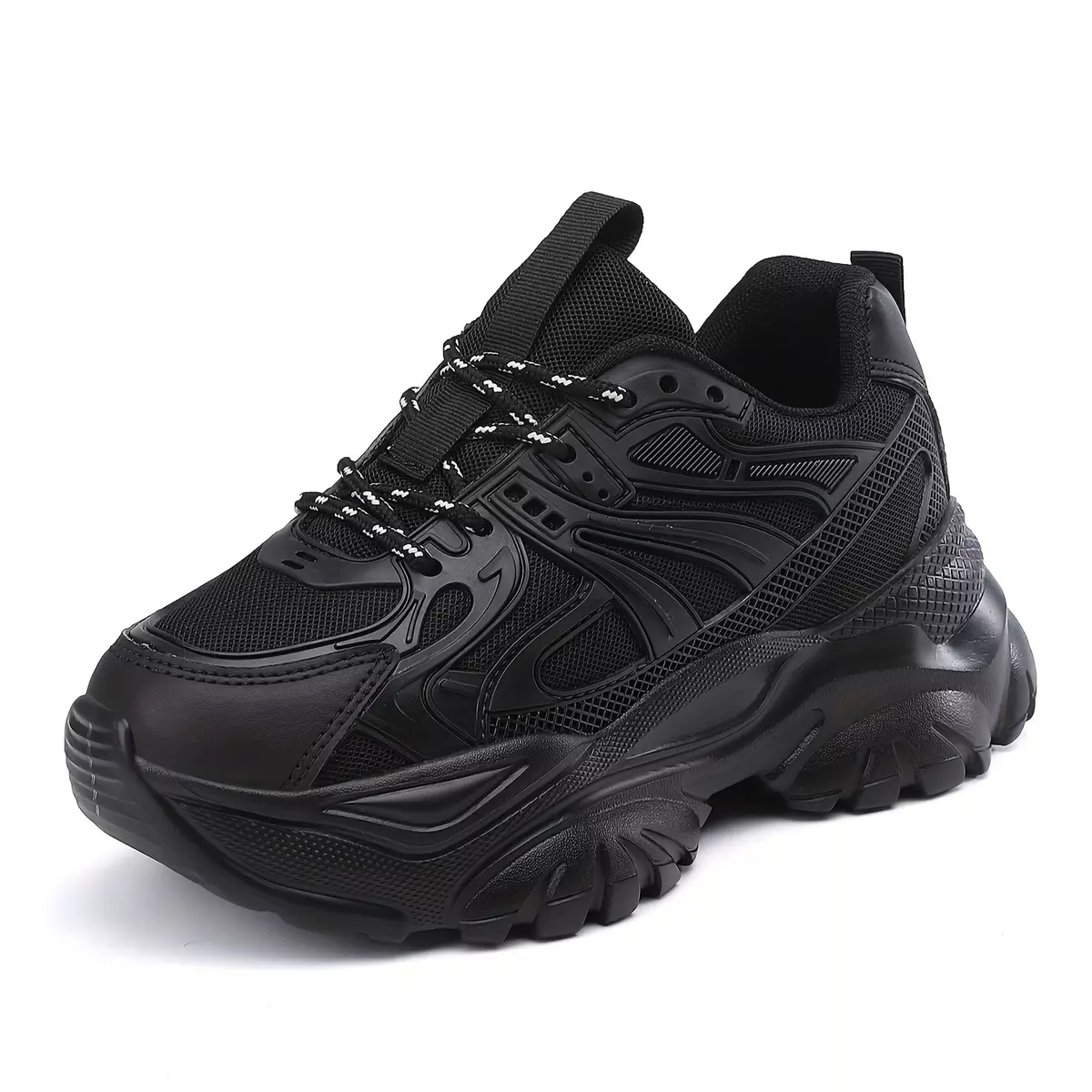 Women's Fashion Lightweight Sneakers - All-Season Breathable, Comfortable Round Toe Lace-Up Sporty Shoes-Khaki