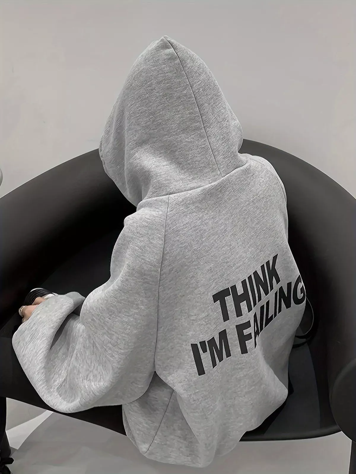 Letter Print Drawstring Hoodie, Casual Raglan Sleeve Pullover Hoodie Sweatshirt, Women's Clothing