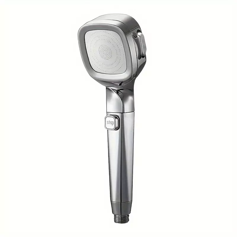 high pressured shower head-Black