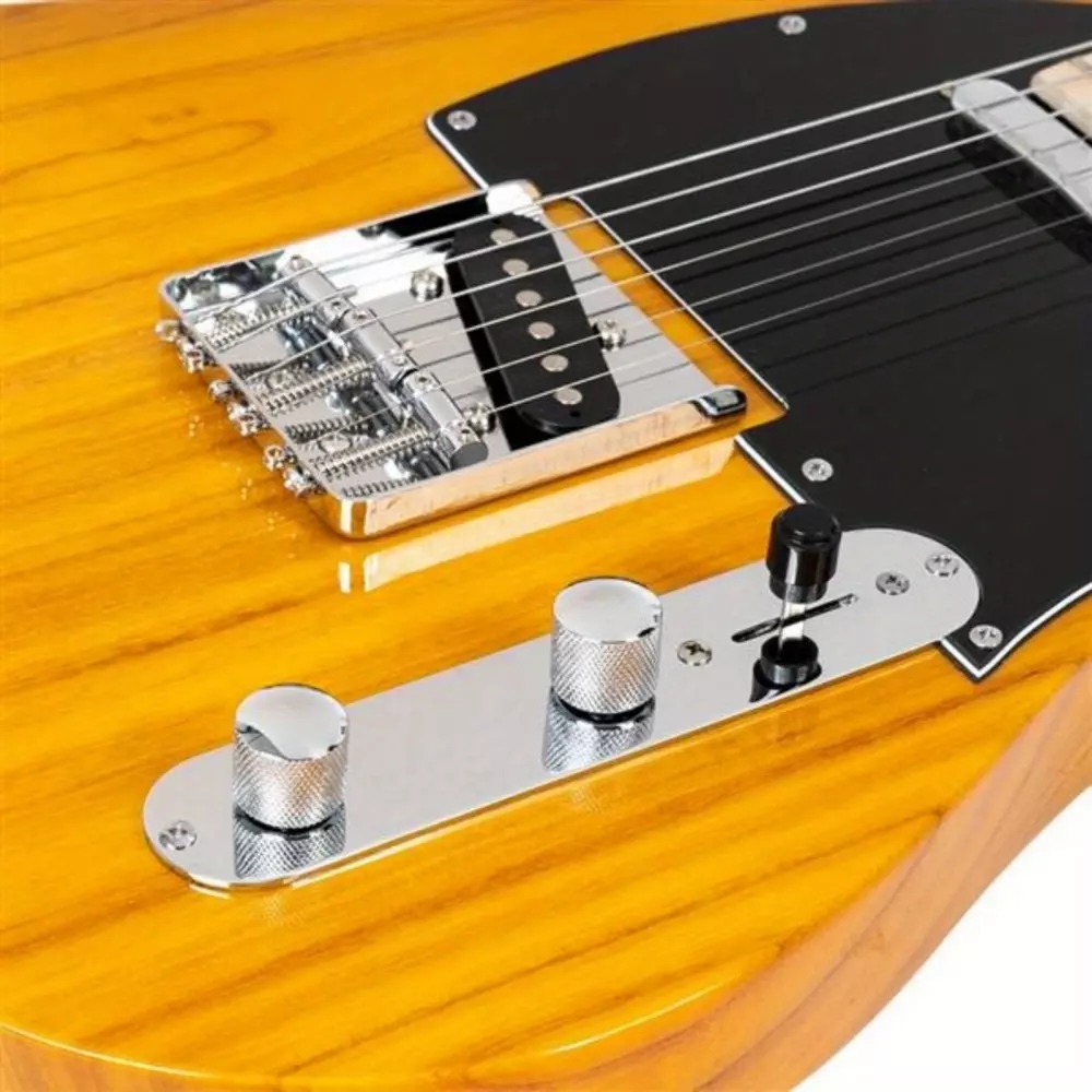 Maple Fingerboard Electric Guitar SS Pickup Yellow