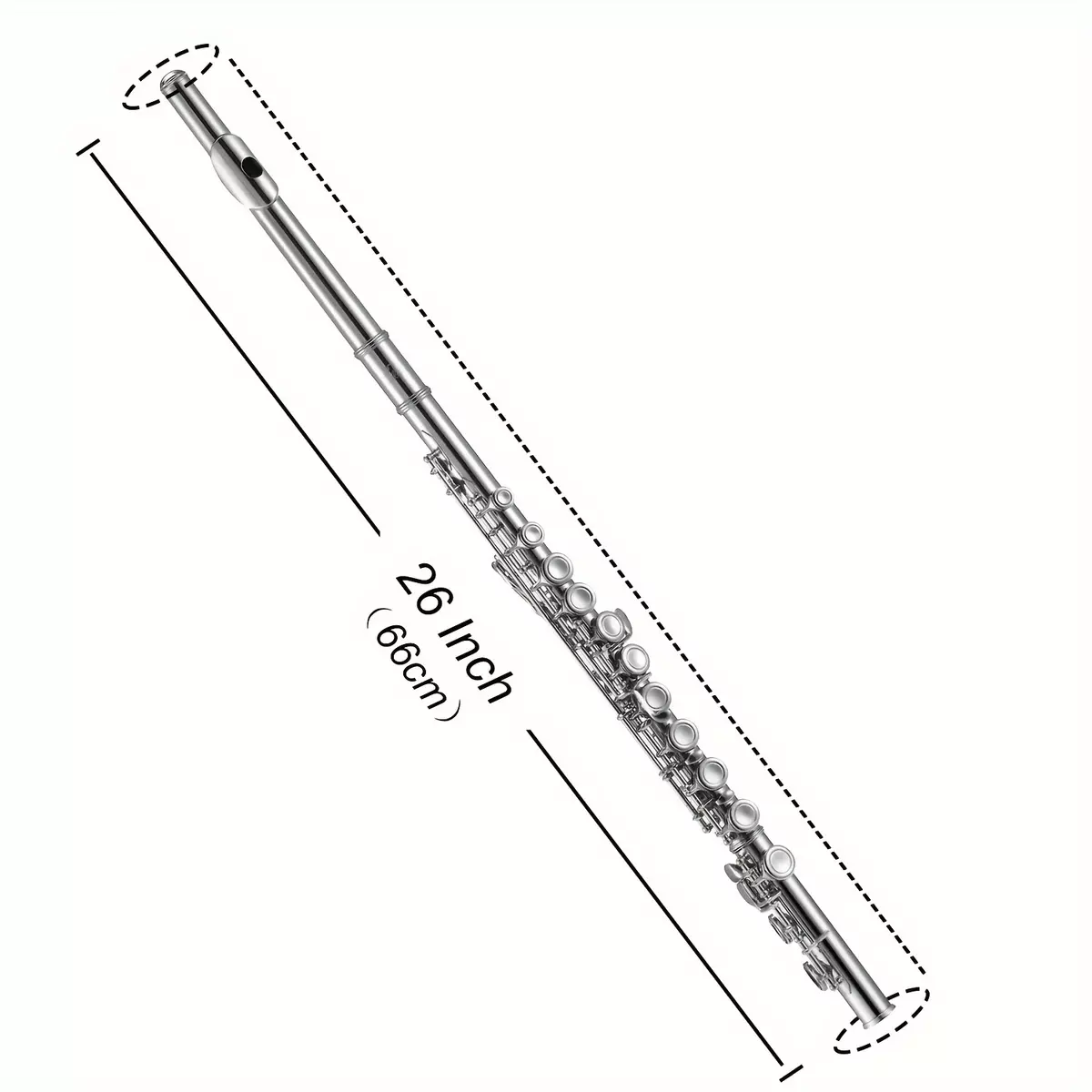 Eastar EFL-1 16-hole Nickel-plated Closed-hole Flute