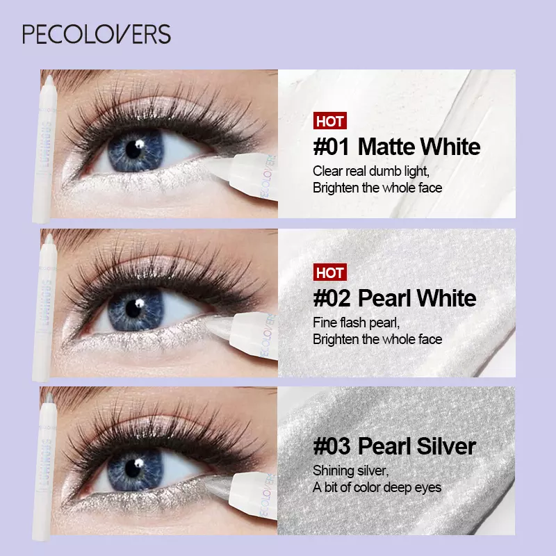 Versatile Glow Highlighter Pen - Natural Long-Lasting, Waterproof, Silkworm Eyeliner-Eyeshadow for All Skin Tones-02