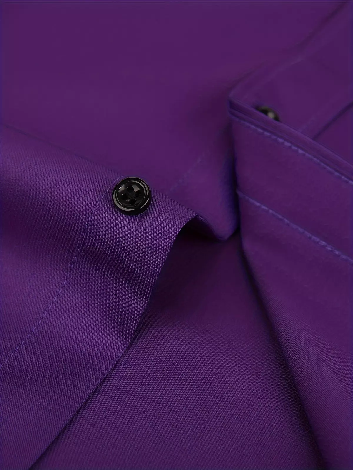 Men's Long Sleeve Button Up Shirt, Slim Fit Shirt, Long Sleeve Dress Shirt-Burgundy