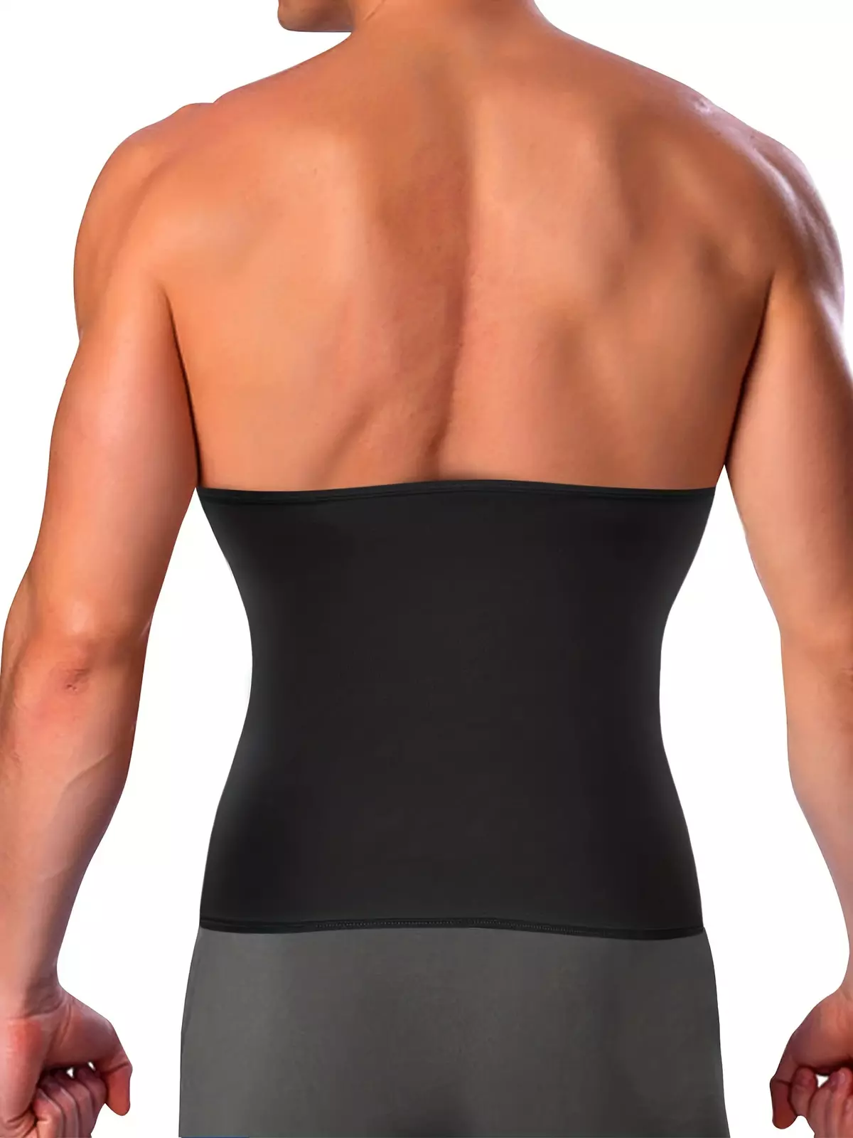 Junlan Men's Sauna Sweat Workout Waist Trainer, Body Shapewear For Men