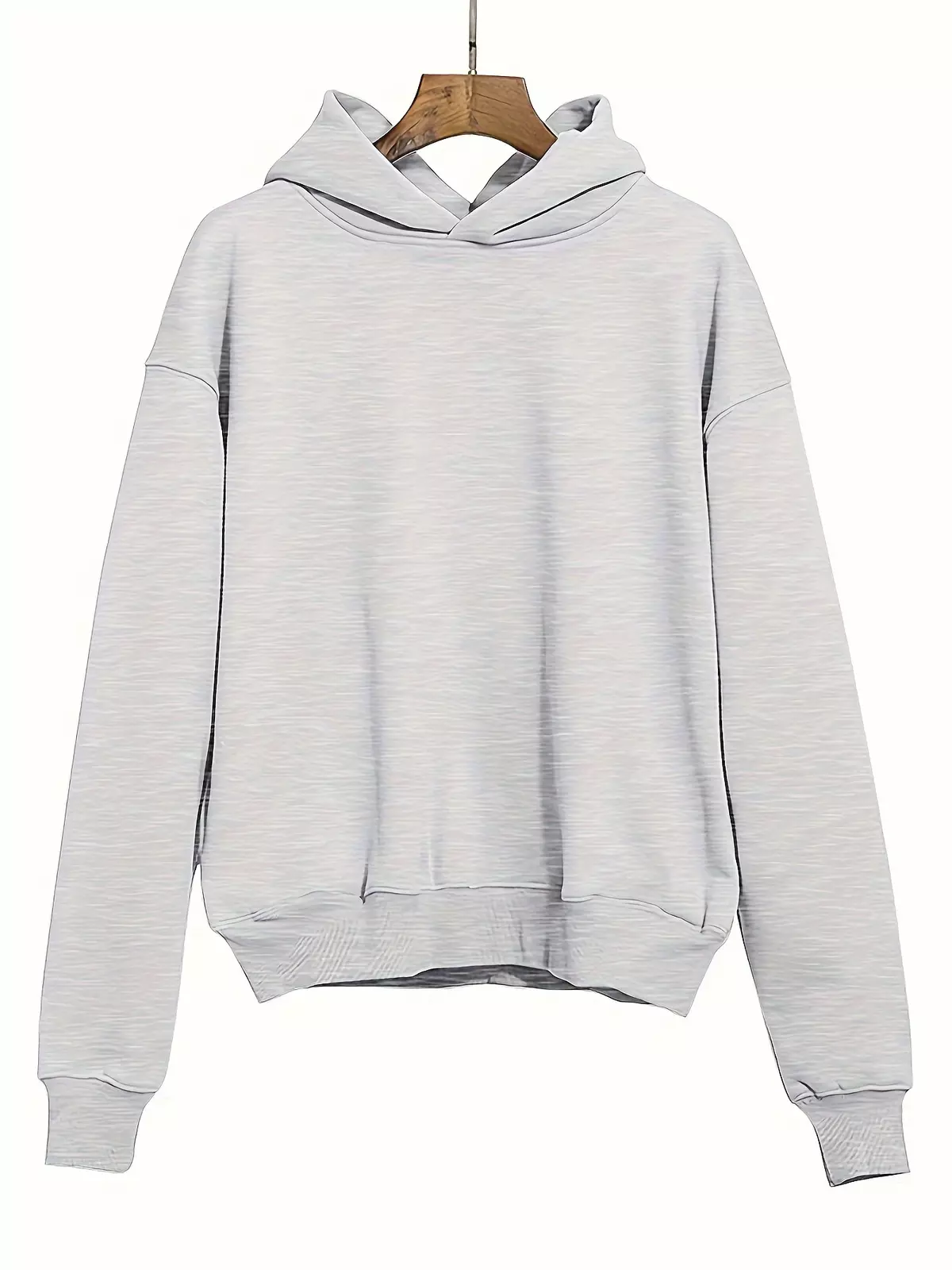 Men's Cotton Blend Hoodie With Side Pockets Plush Fleece Pullover Sweatshirts, Hoodie For Men, Winter Men's Athletic Sweatshirt-Navy Blue