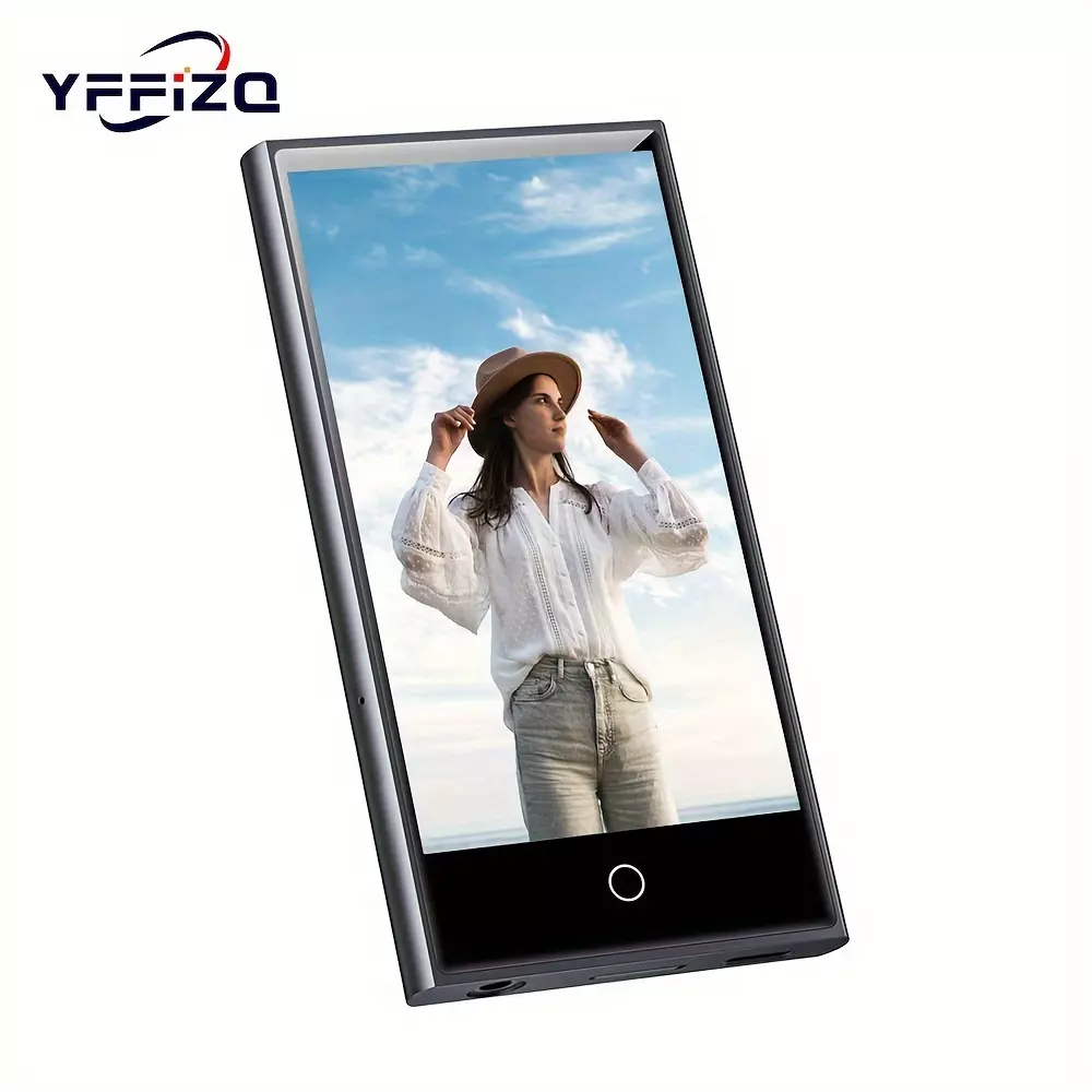 YFFIZQ 16GB/32GB/64GB MP3 Player With Wireless 5.0, 3.1" 1080P Full Touch Screen MP3 & MP4 Player With Speaker, Portable HiFi Lossless Music Player With FM Radio, Voice Recorder, Support Up To 128GB