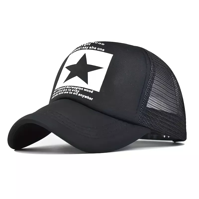 Breathable Truck Baseball Cap for Men and Women - Perfect Gift for Outdoor Sports and Activities-RED
