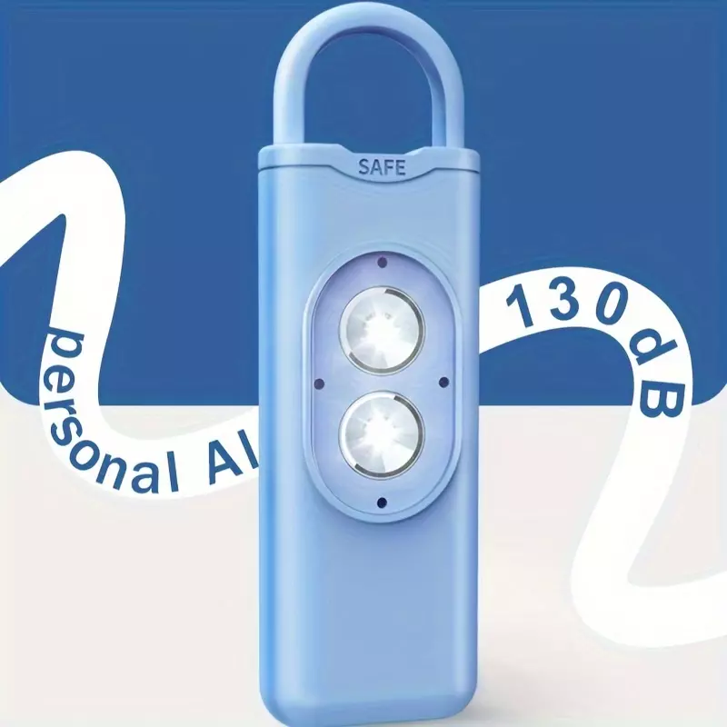 NEW Personal Safety Self-Defence Alarm 130DB Protect FOR Women Old Man Alarm Anti-lost Anti-theft Alarm-Black