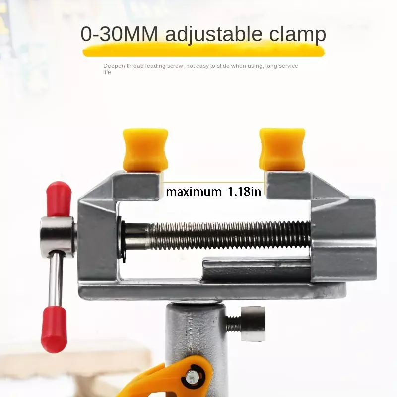 Aluminum Alloy Universal Suction Cup Table Vice Multi Specification Machine Tool Rotary Table Flat Pliers Suction Cup Mini Bench Vice 360 Degree