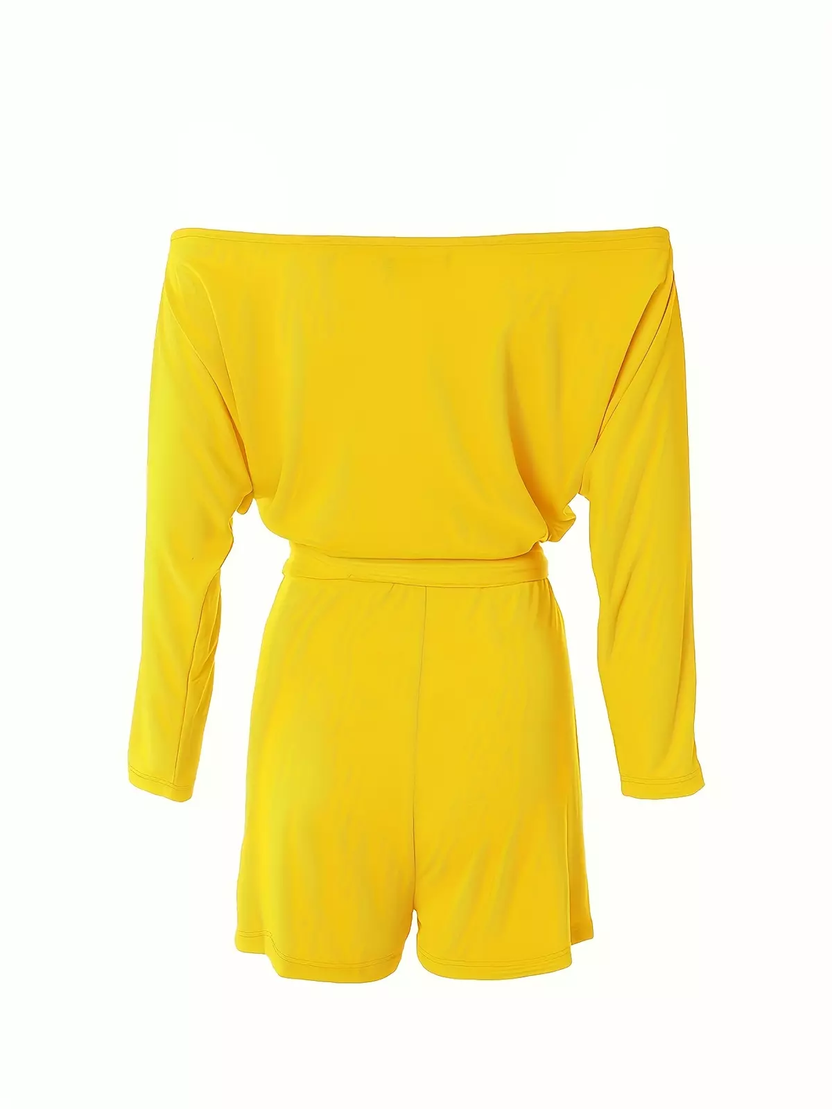 Women's Off Shoulder Tie Front Romper - Perfect for Spring & Summer, Casual Jumpsuit with Flattering Fit-Viridity