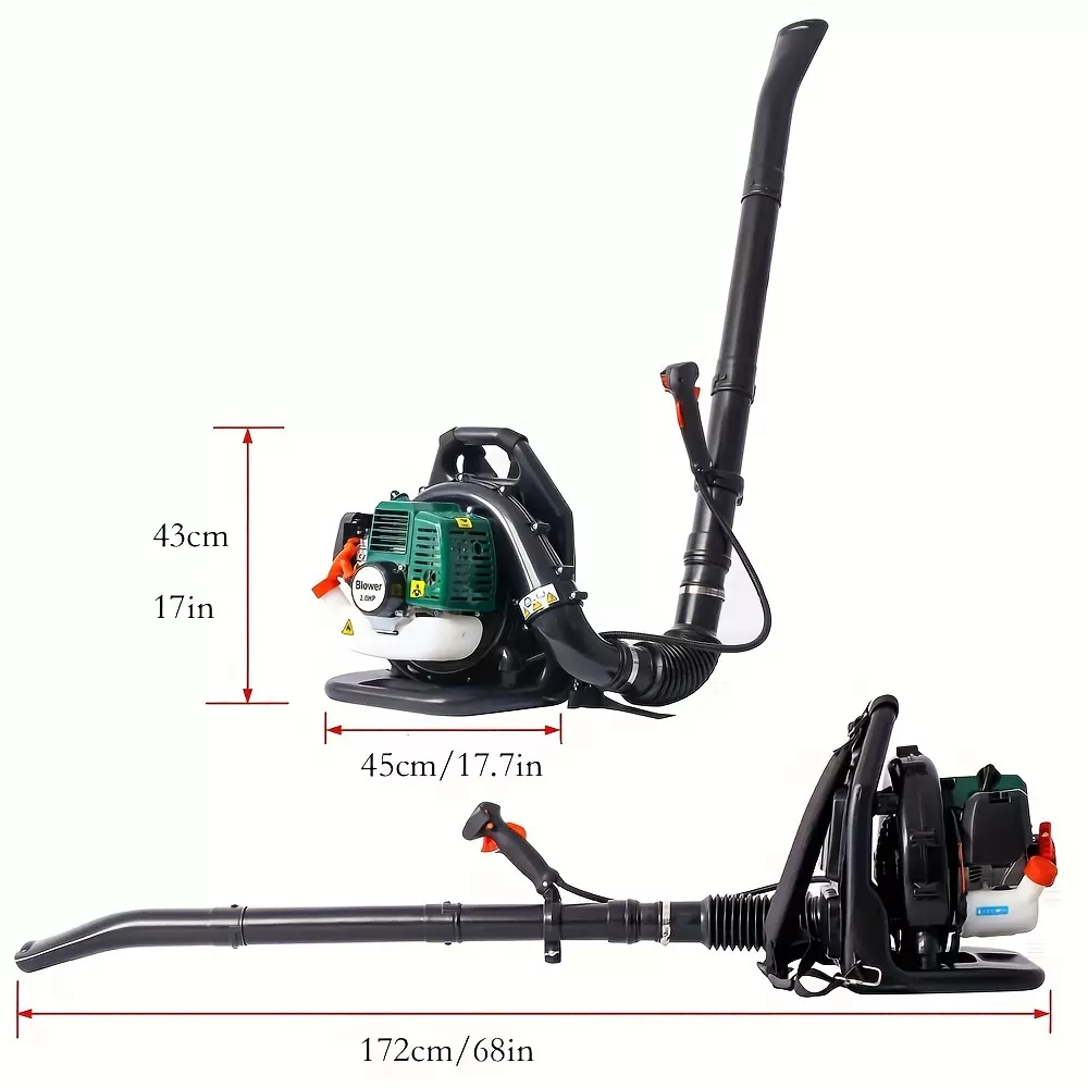 OSAKAPRO 52CC 2-Cycle Gas Backpack Leaf Blower With Extention Tube