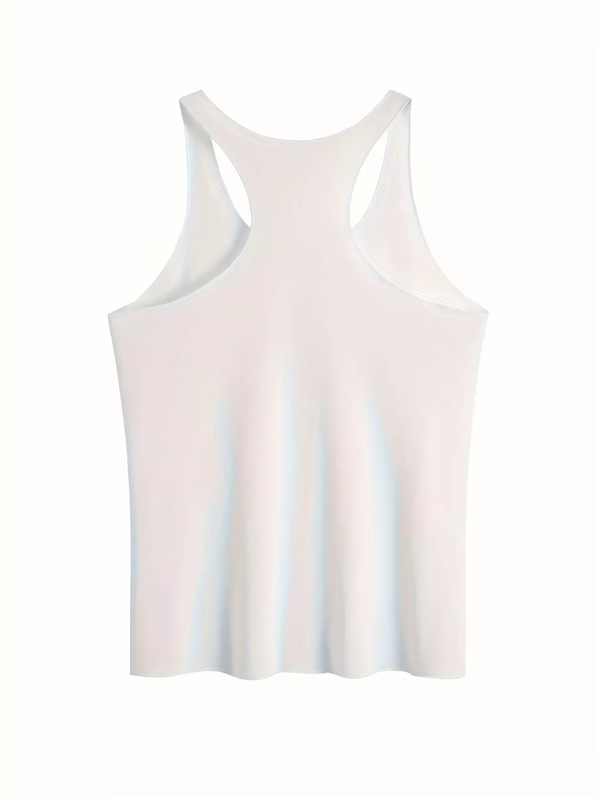 Tropical Letter Print Basic Top, Sleeveless Racer Back Loose Summer Tank Top, Women's Clothing-Army Green