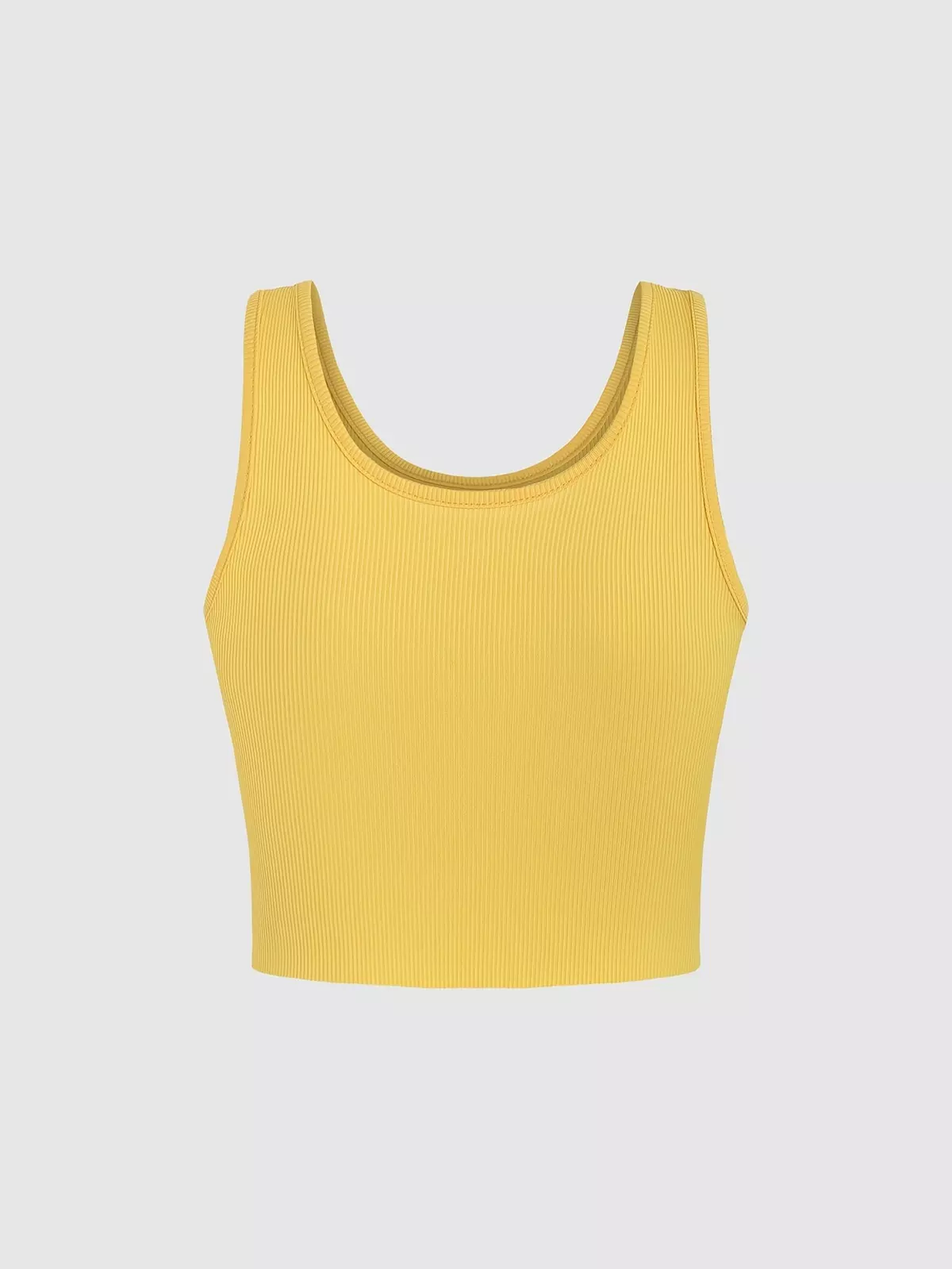 Peach & Letter Print Tank Top, Y2K Crew Neck Sleeveless Summer Tank Top, Women's Clothing-Light Green