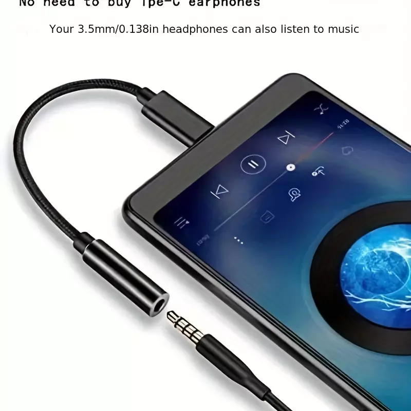 USB C To 3.5mm Headphone Adapter - USB Type C To AUX Audio Jack Hi-Res DAC Dongle Cable Cord Compatible With Pixel 5 4 3 XL, Samsung Galaxy S22 S21 S20 FE Ultra S20+ Plus Note 20 5G